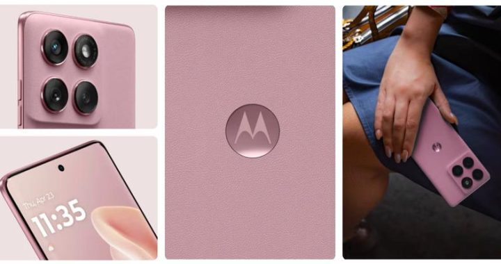 Новые фотографии Motorola Edge 60 Fusion Show Pantone Design and Colors