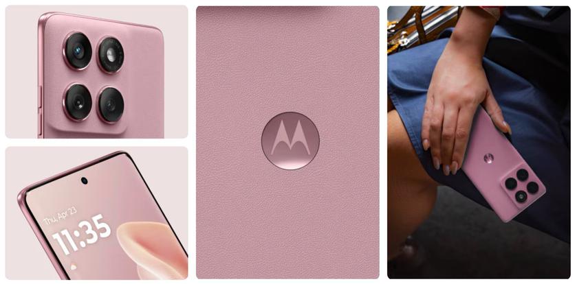 Новые фотографии Motorola Edge 60 Fusion Show Pantone Design and Colors