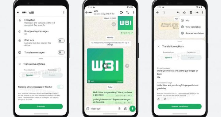 WhatsApp добавляет автономный перевод сообщений в бета-версию для Android
