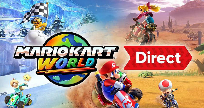 Еще одно шоу Nintendo: 17 апреля компания Mario Kart World Direct