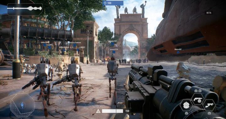 На фоне звездных войн Battlefront II Star Wars