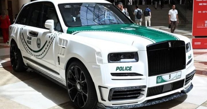 Полиция в Дубае водила настройку Rolls-Royce Cullinan