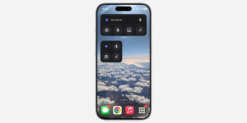 Новые виджеты Близнецов появились на iPhone с микрофоном, камерой и живым режимом