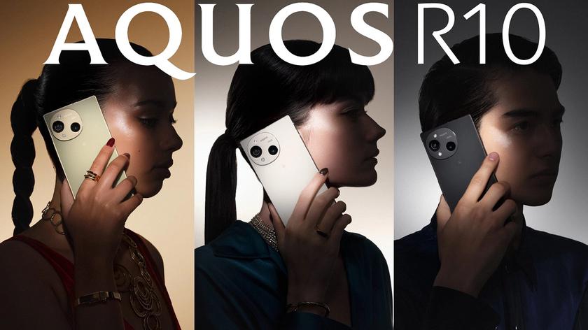Sharp Present Aquos R10 - смартфон среднего класса с процессором Snapdragon 7+ Gen 3 и камерами Leica