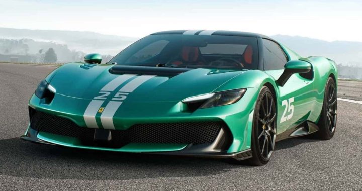 Ferrari представил свою самую мощную машину для заднего колеса