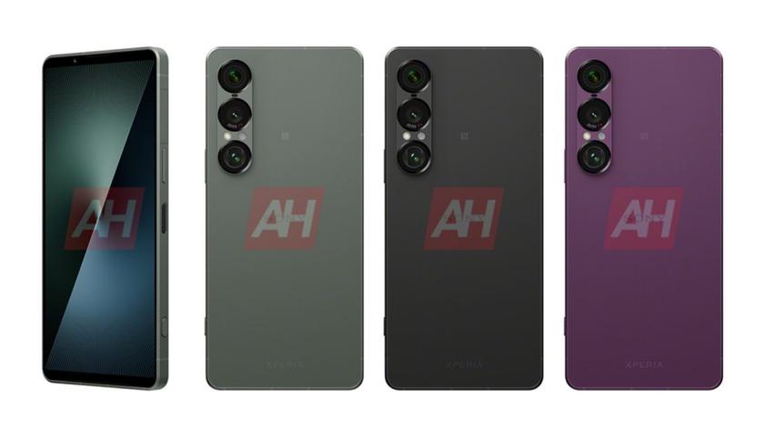 Первые изображения Sony Xperia 1 VII в трех цветах появились в сети