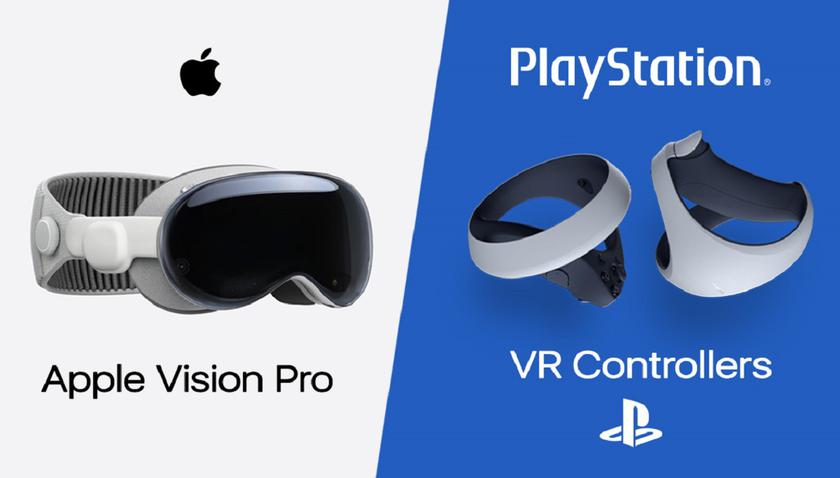 Отличный вариант, который использует немногие люди: гарнитуры Apple Vision Pro получат совместимость с контроллерами PS VR2