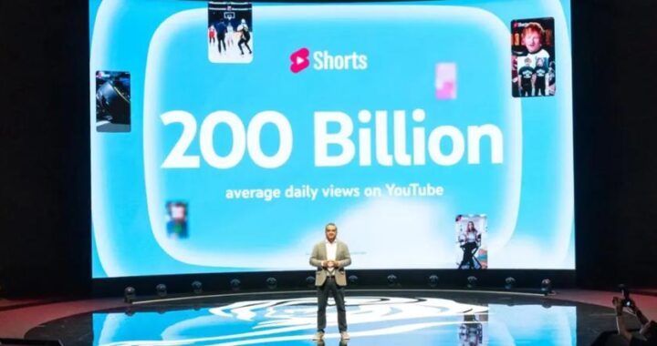 Количество просмотров шорт на YouTube превышало 200 миллиардов в день