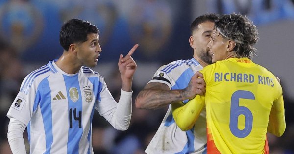 Аргентине и Колумбии исполнилось 1: 1