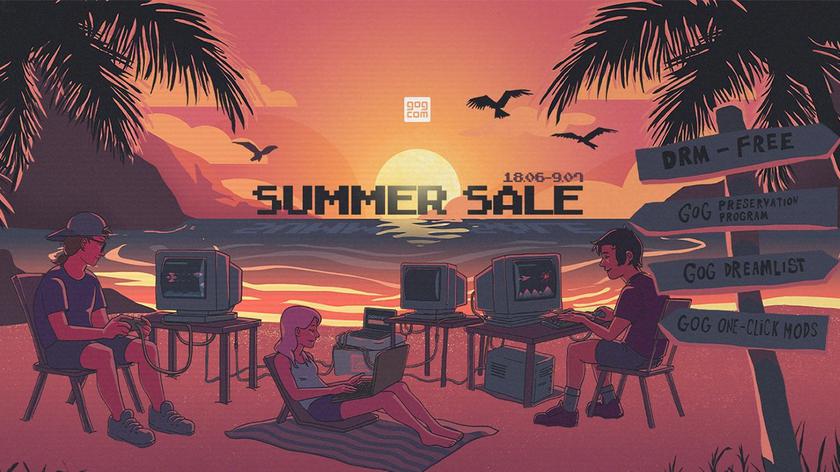 В Gog начался крупные летние продажи со скидками до 95% на 8000 игр