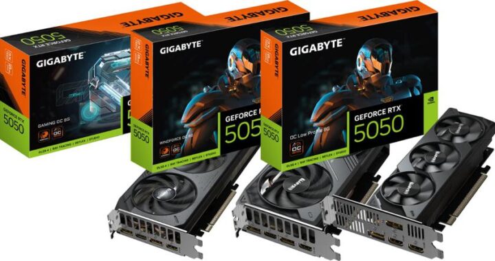 Видеокарта для скромного, но амбициозного: Gigabyte показал GeForce RTX 5050 с AI и DLSS 4