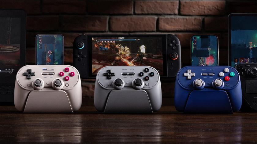 8bitdo Inveloded Pro 3 - универсальный контроллер с модульной конструкцией, ретро -дизайн и поддержку лучших технологий