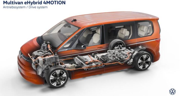 Volkswagen Multivan и California получили все -швейный привод PHEV