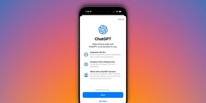 Apple добавит Chatgpt-5 в iOS 26