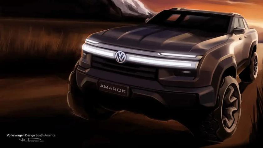 Новый пикап Volkswagen будет построен на китайской платформе и оснащен гибридной электростанцией