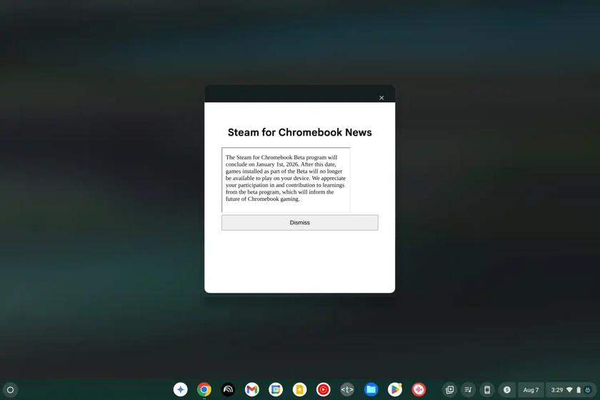 Стебель перестанет работать над Chromebook уже 1 января 2026 года