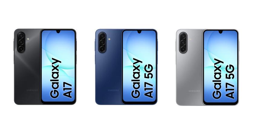 Вот как будет выглядеть Galaxy A17 5G во всех цветах (обновлена)