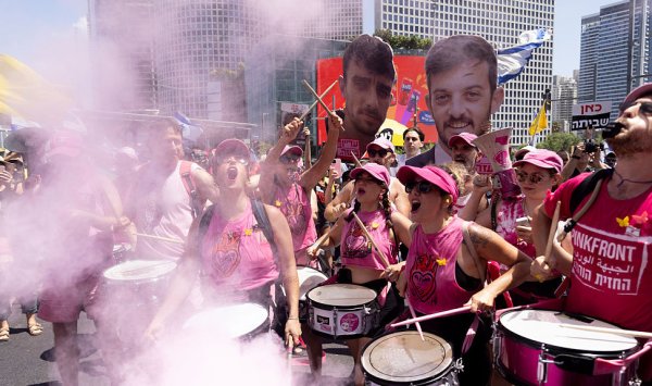 Протесты против War в Израиле из -за плана Нетаньяху по захвату города Газа