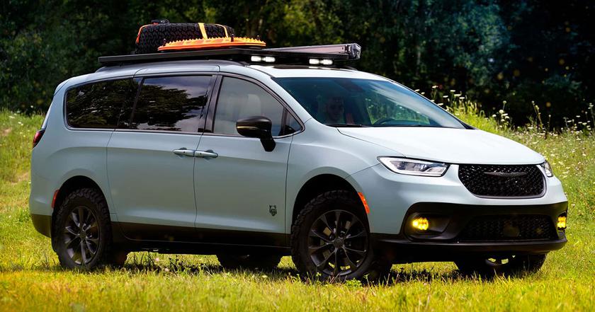 Chrysler представил концепцию Pacifica Grizzly Peak - версия без дороги.