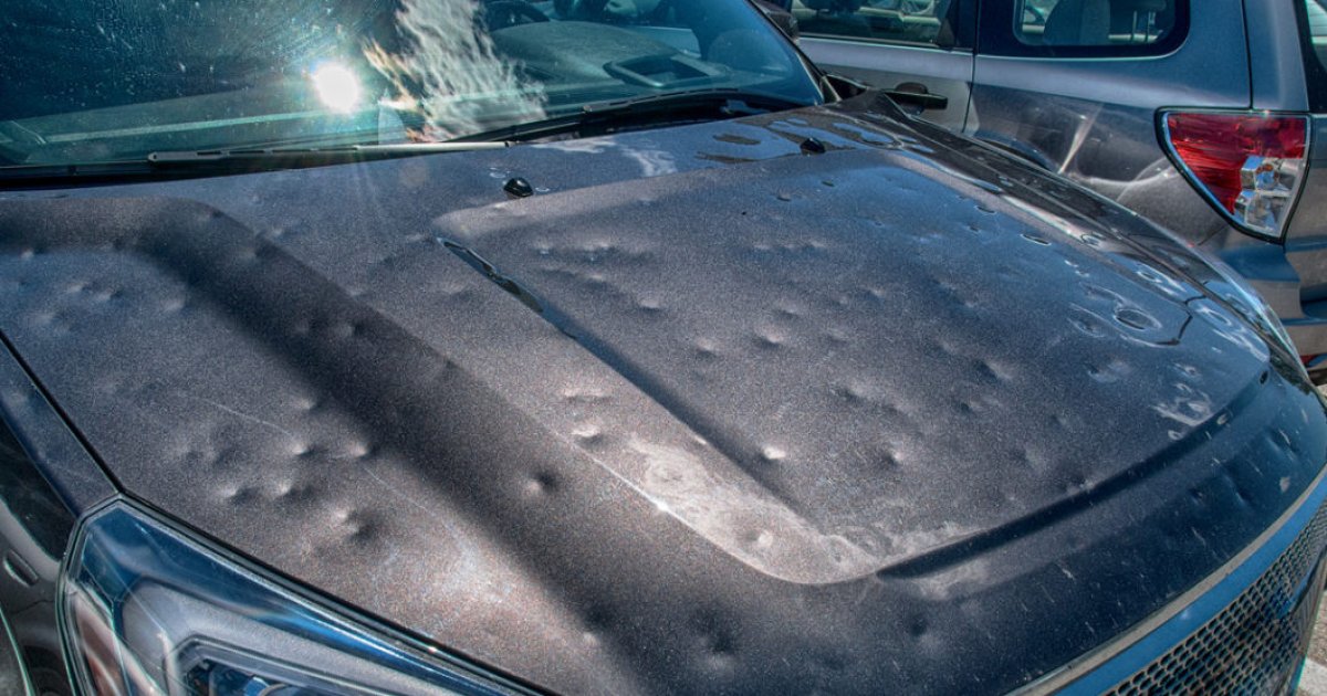 Как защитить свою машину от града?