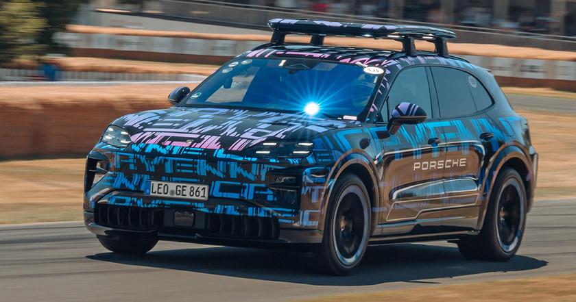 Интересные детали электрического Porsche Cayenne раскрыты