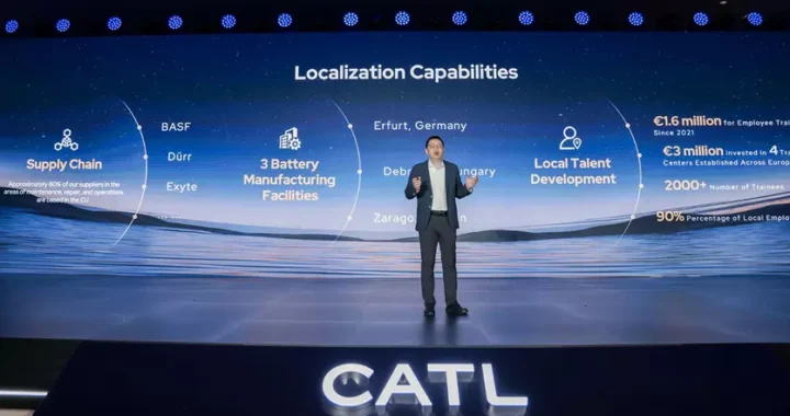 CATL представила новую батарею Shenxing Pro в Европе с ультрастражной зарядкой