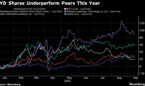 Крышка BYD в 45 миллиардов долларов вызывает сомнения в отношении перспектив в Китае