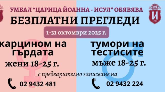 ISUL организует бесплатные исследования для опухолей молочной железы и яичка