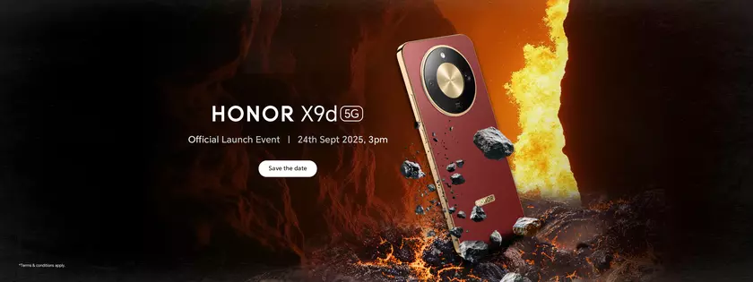 Honor официально подтвердила дату запуска нового смартфона Honor X9D с батареей 8300 мА · G