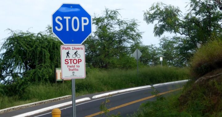 Вы знаете, что означает синий знак «Stop»?