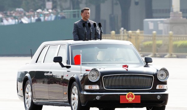 Ваш, Путин и Ким появились вместе на военном параде Китая