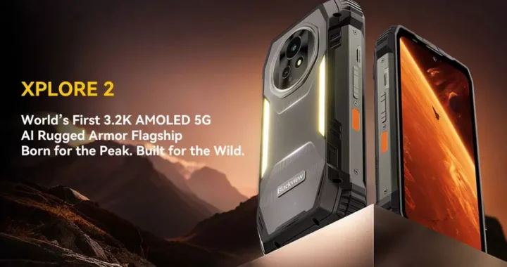 Представлено Blackview Xplore 2 — бездушный прочный смартфон с встроенным проектом и батареей для 20 000 маг
