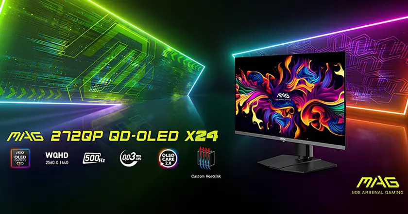 MSI выпустил новый недорогой монитор Gammer QD с диагональным 27 ″ и частотой 240 Гц