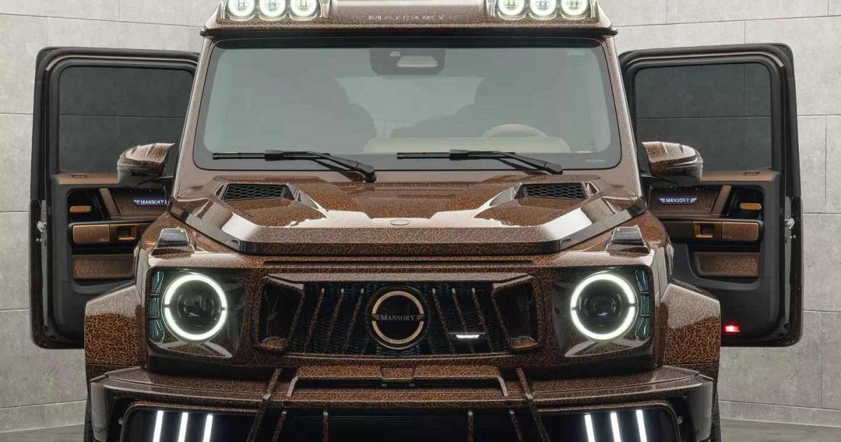 Это самый обнаженный G-класс в мире