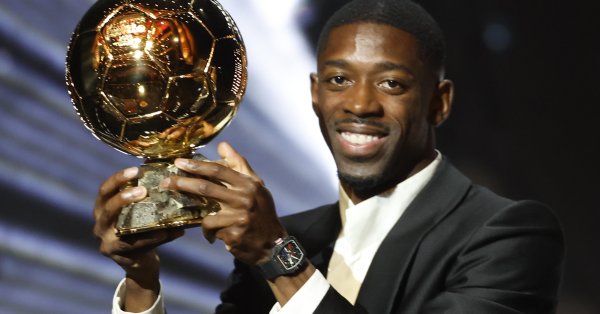 Усман Дембеле выиграл «Золотой мяч + фотографии