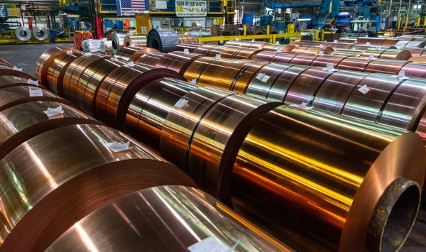 Медь растет из -за процентных ставок США в США