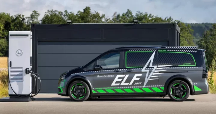 Mercedes-Benz показал ELF — электролабораторию на колесах с выбором зарядки на любой вкус