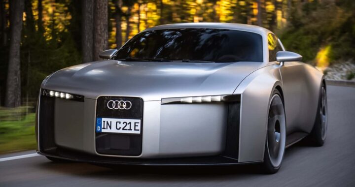 Будущий спортивный автомобиль Audi отправился в путь