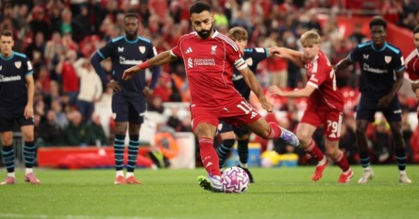 Салах никогда не перестает выставлен в этом сезоне в Ливерпуле, но является героем для Египта