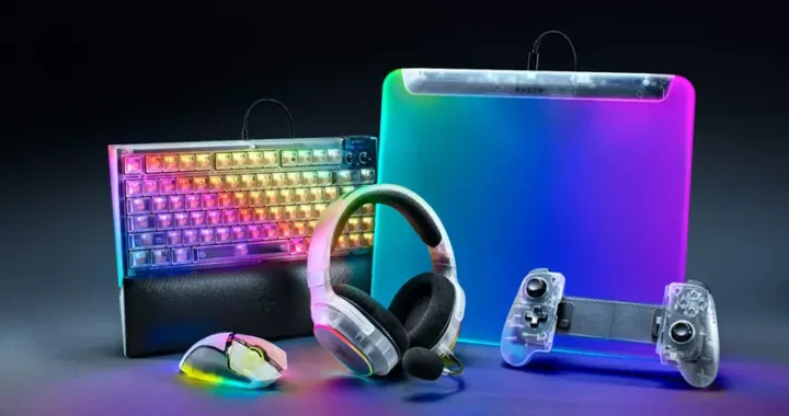 Razer представила Phantom White — стильную линейку полупрозрачной игровой периферии с ретро-футуристическим дизайном и RGB-подсветкой.