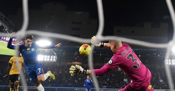 «Челси» обыграл «Вулверхэмптон» и стал вторым в Премьер-лиге