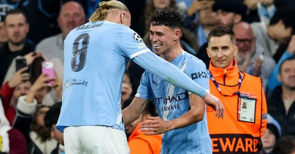 Холанд снова забил, но на этот раз за ним следил Фоден.