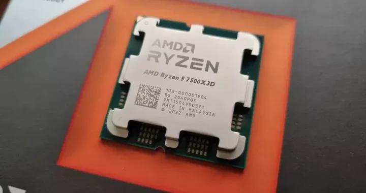 AMD представила Ryzen 5 7500X3D — самый доступный игровой процессор с 3D V-Cache на платформе AM5