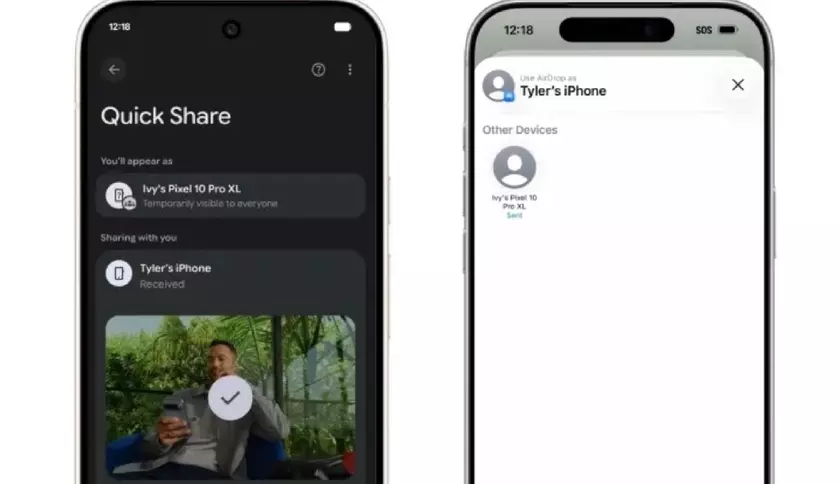 Pixel 10 теперь может обмениваться файлами с iPhone через AirDrop, но Google забыл спросить разрешения у Apple