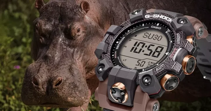 Casio выпустила G-Shock Mudman — брутальные неубиваемые часы с корпусом, имитирующим шкуру бегемота