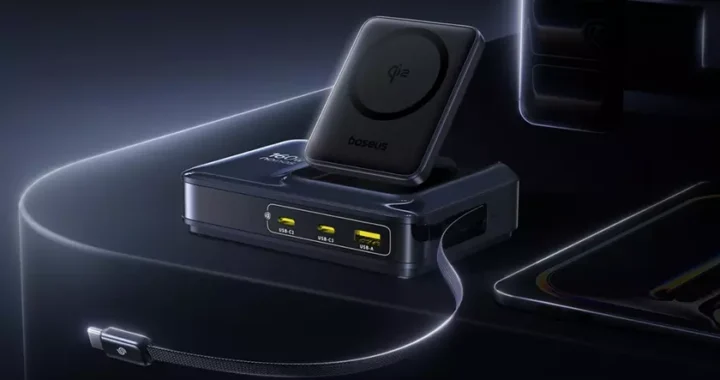 Baseus представляет настольные док-станции Nomos II: несколько портов, мощность до 245 Вт, Qi2 и втягивающиеся кабели