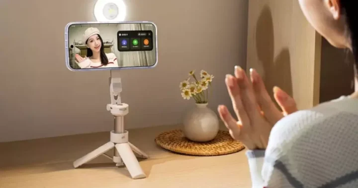 Oppo представила Magnetic Halo Flash Light — необычный аксессуар для освещения при создании фото и видео контента