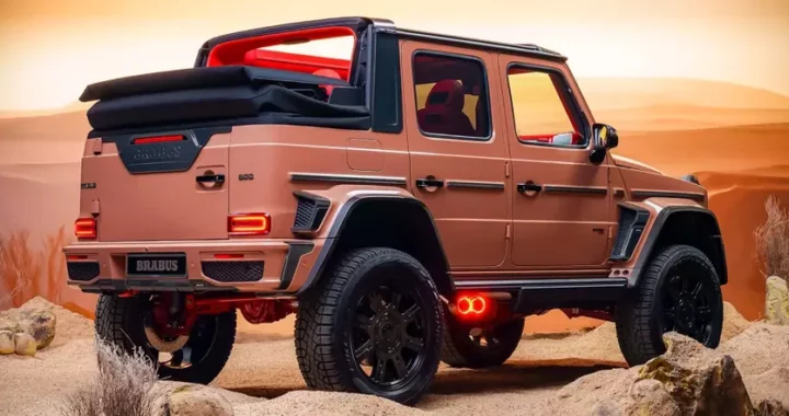 Brabus превратил G-Class в кабриолет с портальными мостами