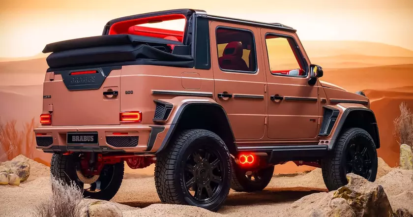 Brabus превратил G-Class в кабриолет с портальными мостами