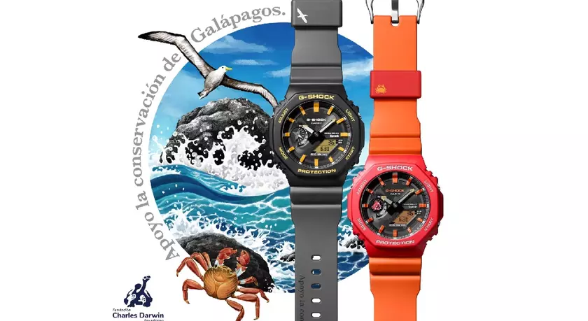 Casio представила две модели часов G-Shock — Rock Crab и Albatross, посвященные дикой природе Галапагосских островов.